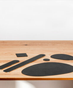 Silwy Platzset klein mit Lederbeschichtung,, schwa silwy_platzset_klein_mit_lederbeschichtung___schwa_105784