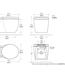 Tecma Evolution 2G Toilette, 230V Standard weiss tecma_evolution_2g_toilette__230v_standard_weiss_68241