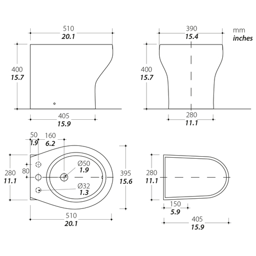 Tecma Silence Plus 2G Bidet - ohne Mischamatur tecma_silence_plus_2g_bidet___ohne_mischamatur_68354