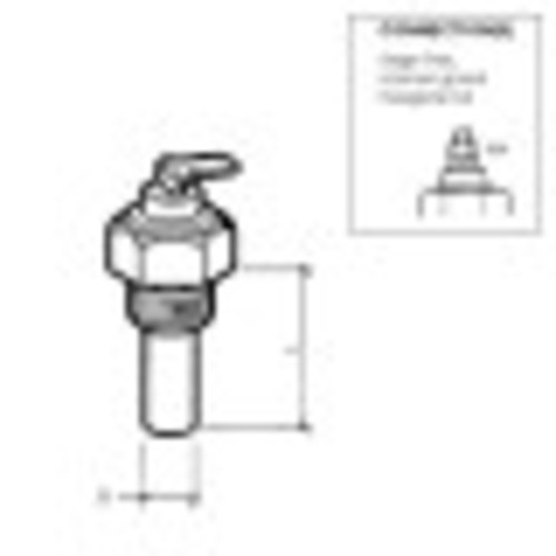 Veratron VDO Außentemperatur Sensor 50°C - M10 veratron_vdo_außentemperatur_sensor_50_c___m10_27076
