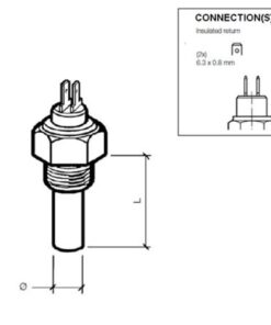 Veratron VDO Kühlmitteltemperatursensor 120°C - M1 veratron_vdo_kühlmitteltemperatursensor_120_c___m1_28588