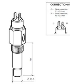 Veratron VDO Kühlmitteltemperatursensor 120°C - M1 veratron_vdo_kühlmitteltemperatursensor_120_c___m1_28612