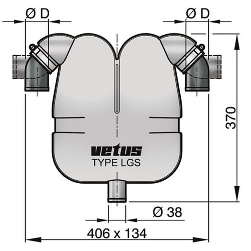Vetus Auspuffgas-Separator 38 50mm Anschl. vetus_auspuffgas_separator_38_40mm_anschl__33410
