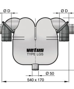 Vetus Auspuffgas-Separator 50 75mm Anschl. vetus_auspuffgas_separator_50_60mm_anschl__33419