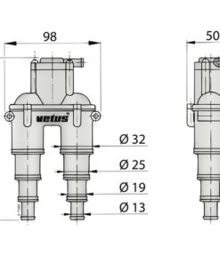 Vetus Belüfter ohne Ventil, mit Schlauch vetus_belüfter_ohne_ventil__mit_schlauch_50409