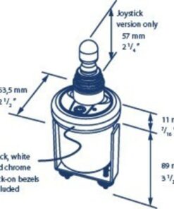 Vetus Bugschraubenpanel mit Tastern, 12/24V vetus_bugschraubenpanel_mit_joystick__12_24v_36005