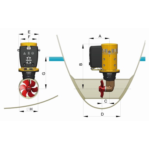 Vetus elektr. Bugschraube, 350N/35kgf, 12V vetus_elektr__bugschraube__1250n_125kgf__12v___35810