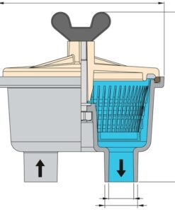 Vetus FILTER 150 Wasserfilter vetus_filter_150_wasserfilter_33588