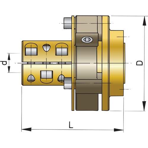 Vetus Flexible Kupplung BULLFLEX8 für 1 1/2' Welle vetus_flexible_kupplung_bullflex1_für_1__welle_33715