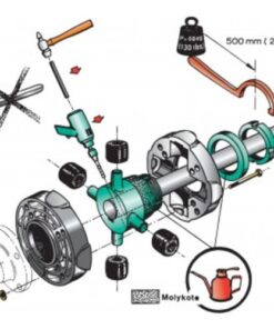 Vetus Flexible Kupplung Typ 6 für 35mm Welle vetus_flexible_kupplung_typ_6_für_25mm_welle_25661