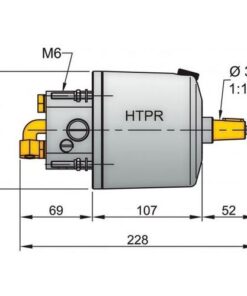 Vetus Hydraulik-Pumpe HTP20, 10 mm, weiß vetus_hydraulik_pumpe_htp20__10_mm__weiß_28261