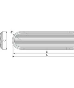 Vetus Lamellengitter Belüfter ASV058A vetus_lamellengitter_belüfter_asv020a_37316