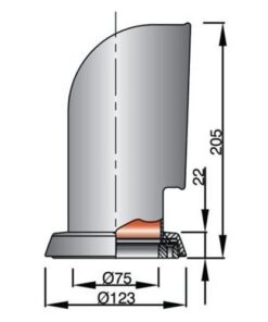 Vetus Lüfterhutze JER316WR, Edelstahl, innen weiß vetus_lüfterhutze_jer316r__edelstahl__innen_rot_37286