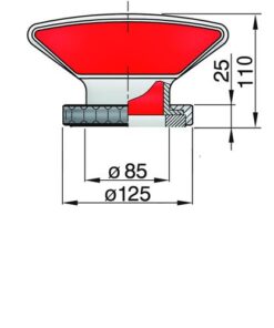 Vetus Lüfterhutze TRAMON, Silikon, abnehmbar vetus_lüfterhutze_tramon__silikon__abnehmbar_19714