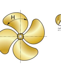 Vetus P4G Propeller 21'Ø, 25' Steigung vetus_p4g_propeller_22_ø__27__steigung_54313