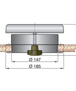 Vetus Pilzlüfter DARTAGN1, AISI 316 vetus_pilzlüfter_dartagn1__aisi_316_37055