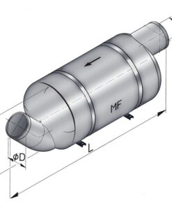 Vetus Schalldämpfer MF100 vetus_schalldämpfer_mf090_33328