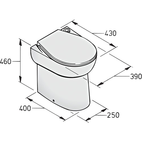 Vetus Standard Toilette 12V vetus_standard_toilette_12v_35579
