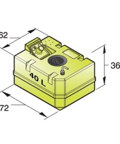Vetus Trinkwassertank 40-Ltr. inkl. Anschluß-Satz vetus_trinkwassertank_40_ltr__inkl__anschluß_satz_35488