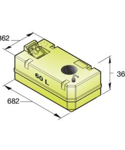 Vetus Trinkwassertank 60-Ltr. inkl. Anschluß-Satz vetus_trinkwassertank_60_ltr__inkl__anschluß_satz_35492