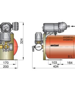 Vetus Wasserdrucksystem 24V 8-Ltr. vetus_wasserdrucksystem_12v_8_ltr__35548