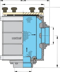 Vetus Wasserfilter 1900 63mm Ø vetus_wasserfilter_1900_63mm_ø_33638