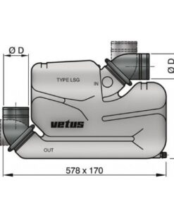 Vetus Wassersammler LSG90 vetus_wassersammler_lsg60_33147