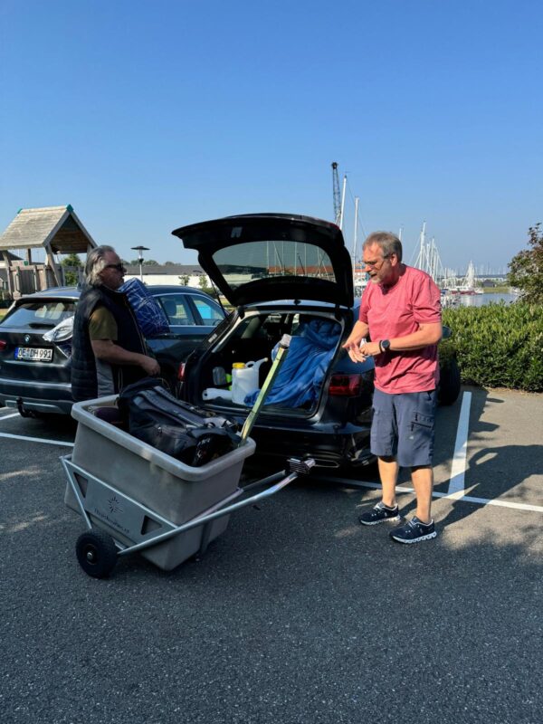 Mast ab !!! Lorbas: Endlich geht es los Lorbas Mast ab 13 2