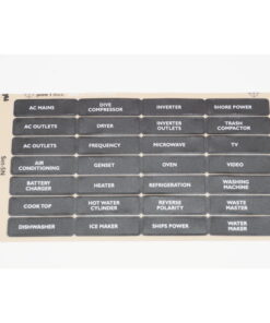 BEP Label Aufkleber Set für Schaltpanel - Produktbild 1 - Artikel SET-5N-BEP