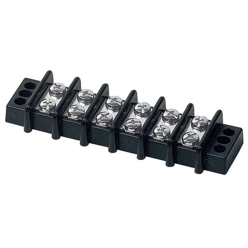 BEP Terminal Block 2x 6 Terminal Screws 6,3mm 30A BEP Terminal Block 2x 6 Terminal Screws 6,3mm 30A