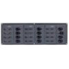BEP Trennschalter-Panel DC 12V, 12-fach, horizonta BEP Trennschalter-Panel DC 12V