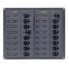 BEP Trennschalter-Panel DC 12V, 16-fach bep trennschalter panel dc 12v 16 fach 54877