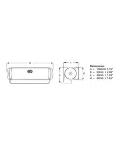 Hella Sea Hawk LED-Arbeitsscheinwerfer, weiß hella sea hawk led arbeitsscheinwerfer weiss 98077