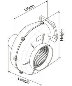 Johnson AIR V 3-280 Flange Mount 12V johnson air v 3 280 flange mount 12v 21751