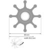 Johnson Impeller für F7 Pumpe, MC97/EPDM johnson impeller fuer f7 pumpe mc97 epdm 81809