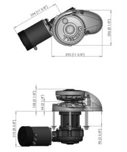 Maxwell verti. Ankerwinde ohne Spill RC12-10, 24V maxwell verti ankerwinde ohne spill rc12 10 24v 37435