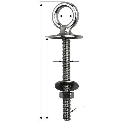 PLASTIMO AUGBOLZEN EDELSTAHL 8X100MM PLASTIMO AUGBOLZEN EDELSTAHL 8X100MM