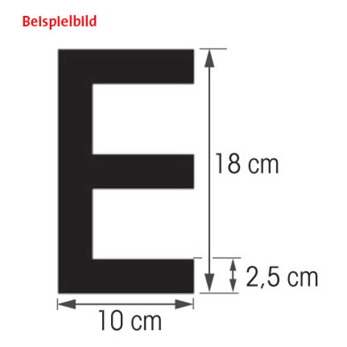 PLASTIMO bUCHSTABE Q, 18 cm, weiß, RIB PLASTIMO bUCHSTABE Q, 18 cm, weiß, RIB