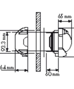 PLASTIMO CONTEST 130 SCHWARZ SCHOTMONTAGE Z/A plastimo contest 130 schwarz schotmontage z a 23590