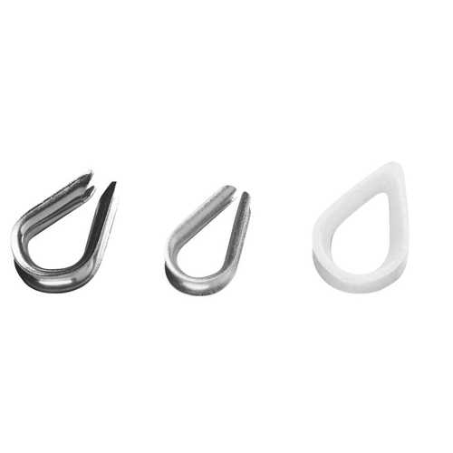 PLASTIMO Edelstahl Kausche -14mm PLASTIMO Edelstahl Kausche -14mm