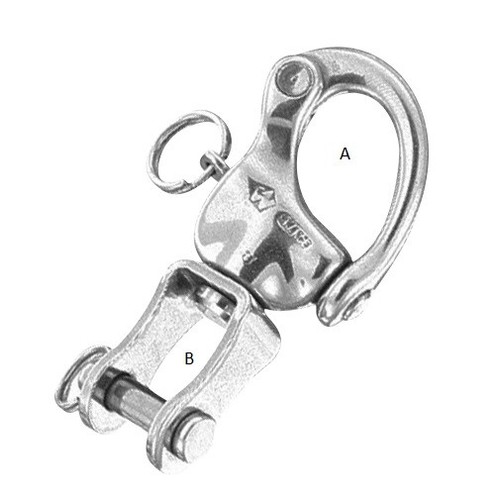 PLASTIMO HALYARD SNAP HOOK SWIVEL SHKLE 120MM PLASTIMO HALYARD SNAP HOOK SWIVEL SHKLE 120MM