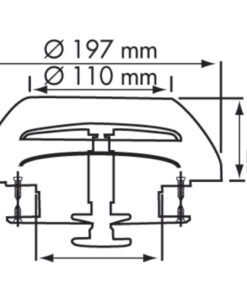 PLASTIMO INOX-ERSATZHAUBE FUER 13358 plastimo inox ersatzhaube fuer 13358 59671