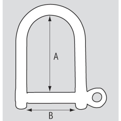 PLASTIMO KEY PIN SHACKLE WITH BAR D.6MM PLASTIMO KEY PIN SHACKLE WITH BAR D.6MM – Bild 2