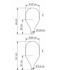 PLASTIMO KUGEL-MARKIERUNGSBOJE D=60CM PLASTIMO KUGEL-MARKIERUNGSBOJE D=60CM – Bild 2