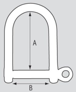 PLASTIMO MANILLE RAPIDE A BARRETTE D.5MM plastimo manille rapide a barrette d 5mm 60294