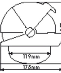 PLASTIMO OFFSHORE 135 SCHWARZ KONISCHE ROSE Z/A plastimo offshore 135 schwarz konische rose z a 23597