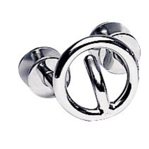 PLASTIMO SKI CLEAT CHROMED BRASS 95X45X38MM PLASTIMO SKI CLEAT CHROMED BRASS 95X45X38MM