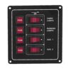 PLASTIMO SWITCH PANEL 6 GANG FUSED ALUMINIUM plastimo switch panel 6 gang fused aluminium 61188