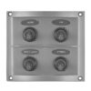 PLASTIMO SWITCH PANEL SPLASHPROOF 4 GANG plastimo switch panel splashproof 4 gang 61183