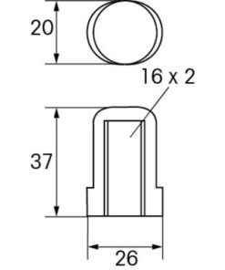 PLASTIMO WELLENANODE ZC 16MM GEWINDE DM PLASTIMO WELLENANODE ZC 16MM GEWINDE DM – Bild 4